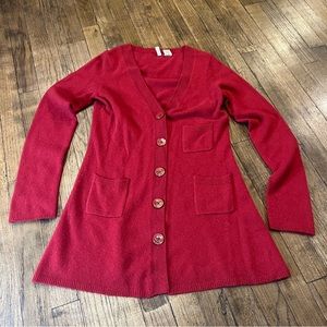 Women’s 100% Cashmere Button Down Cardigan Sweater (Size M)